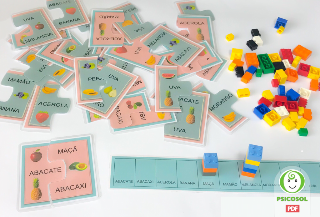 Página De Quebra-cabeça Com Dois Jogos Cerebrais: Nomes De Cores E