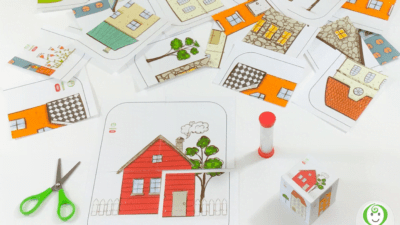 Quebra-cabeça Monte a Casa Sorteada